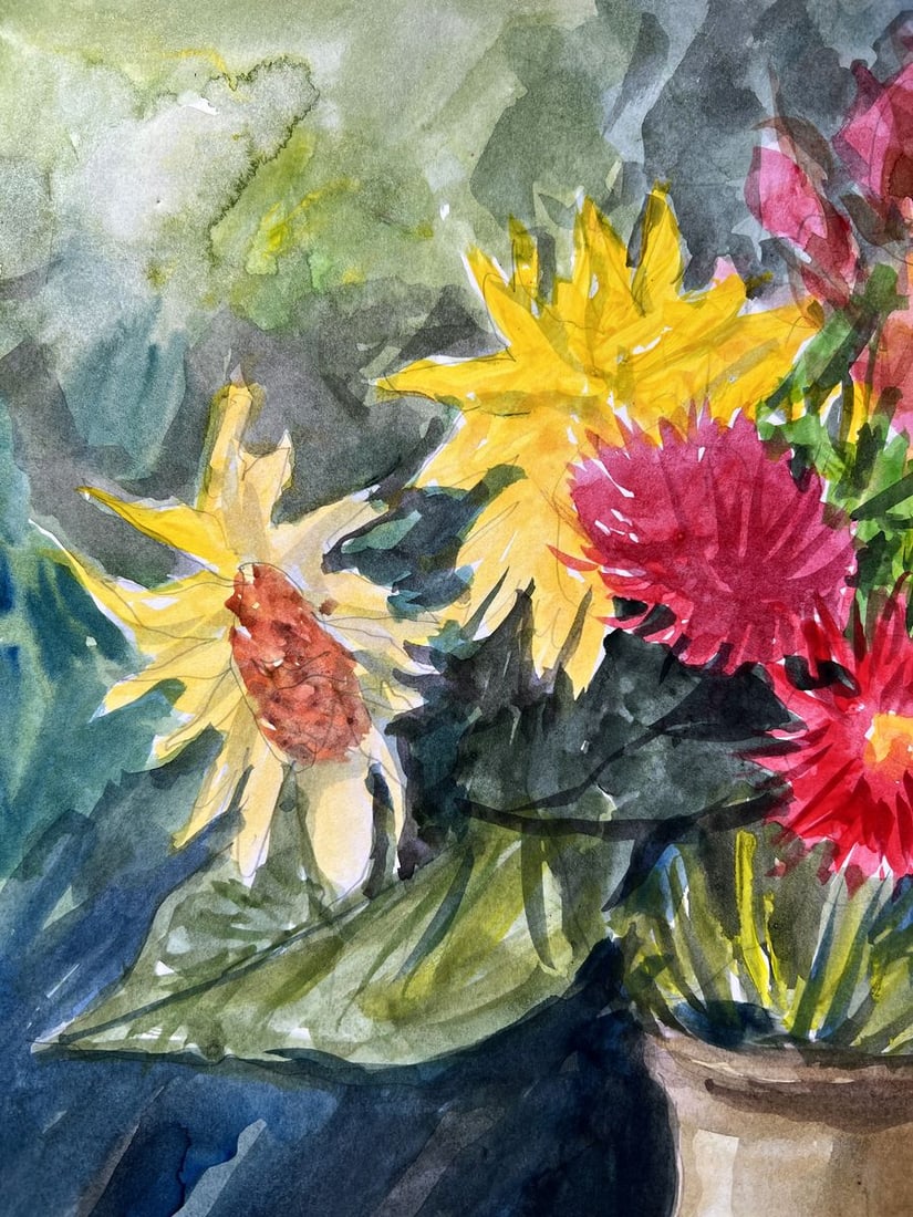 Watercolor painting Still life with dreams V. Mishurovsky - 2