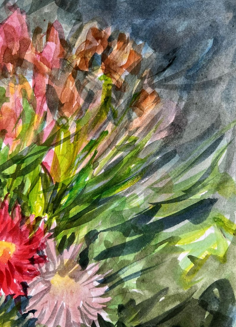 Watercolor painting Still life with dreams V. Mishurovsky - 7