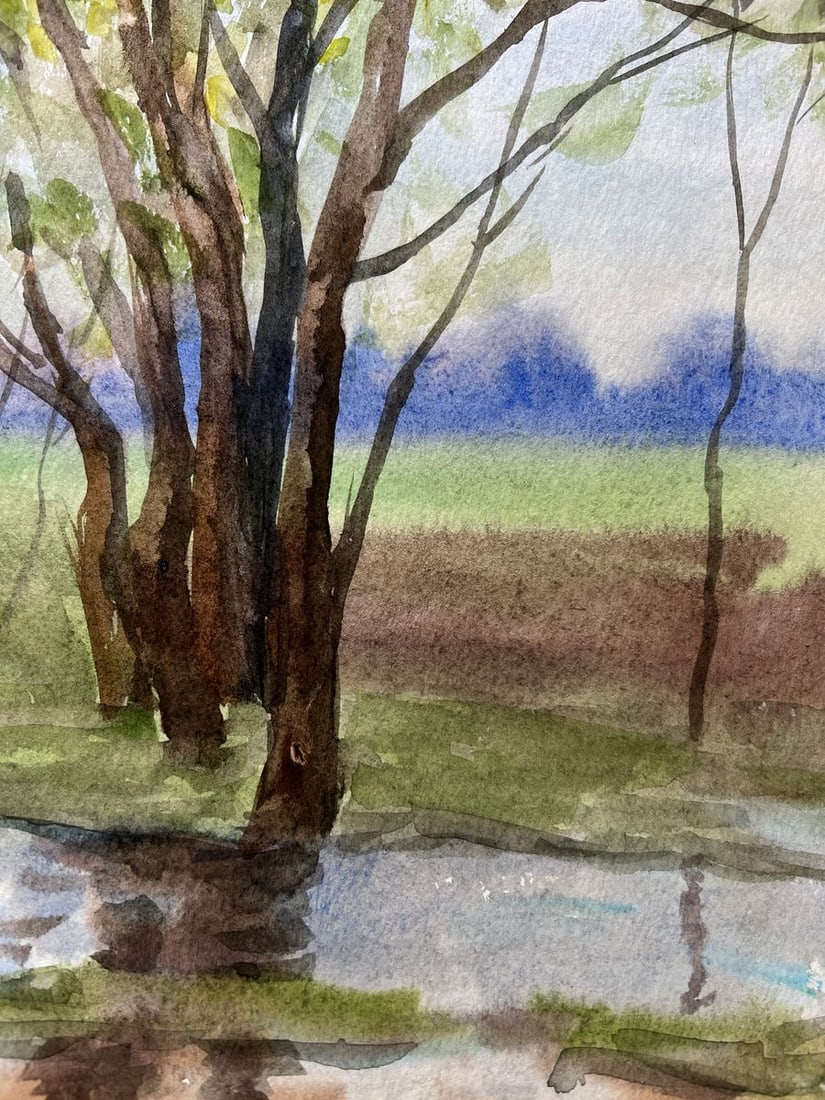 Watercolor painting Beautiful memories V. Mishurovsky - 7