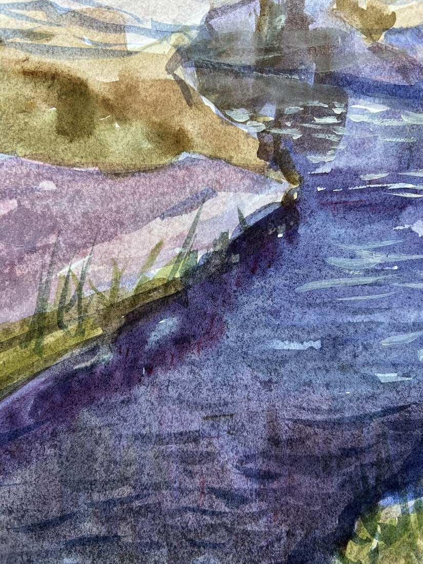 Watercolor painting Blooming spring V. Mishurovsky - 6