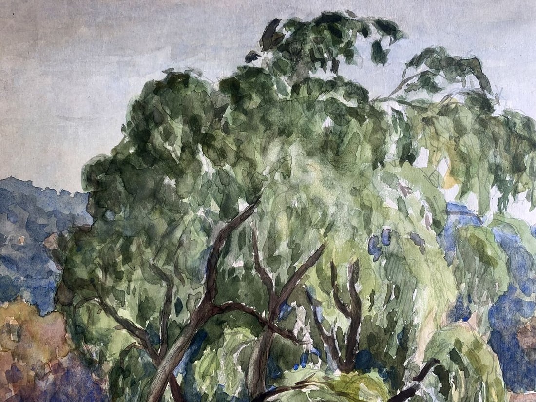 Watercolor painting Early autumn A. G. Cherkas - 2