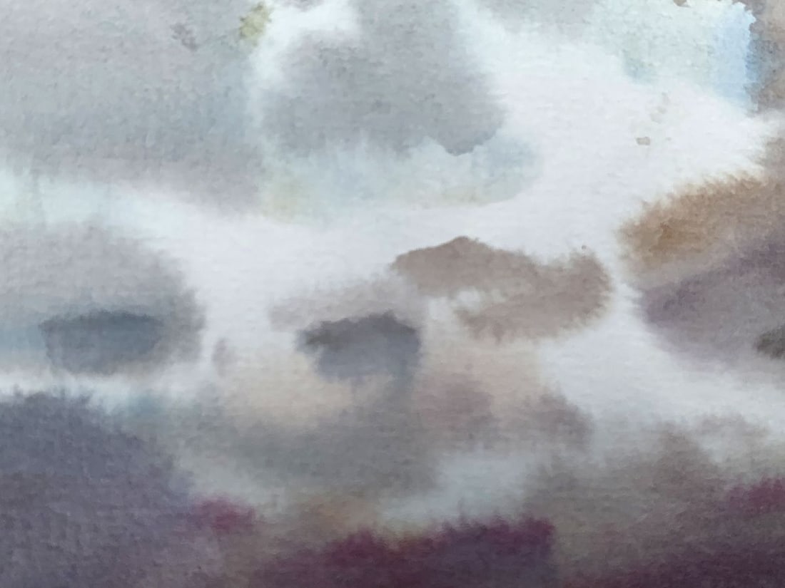 Watercolor painting Storms Viktor Mikhailichenko - 2