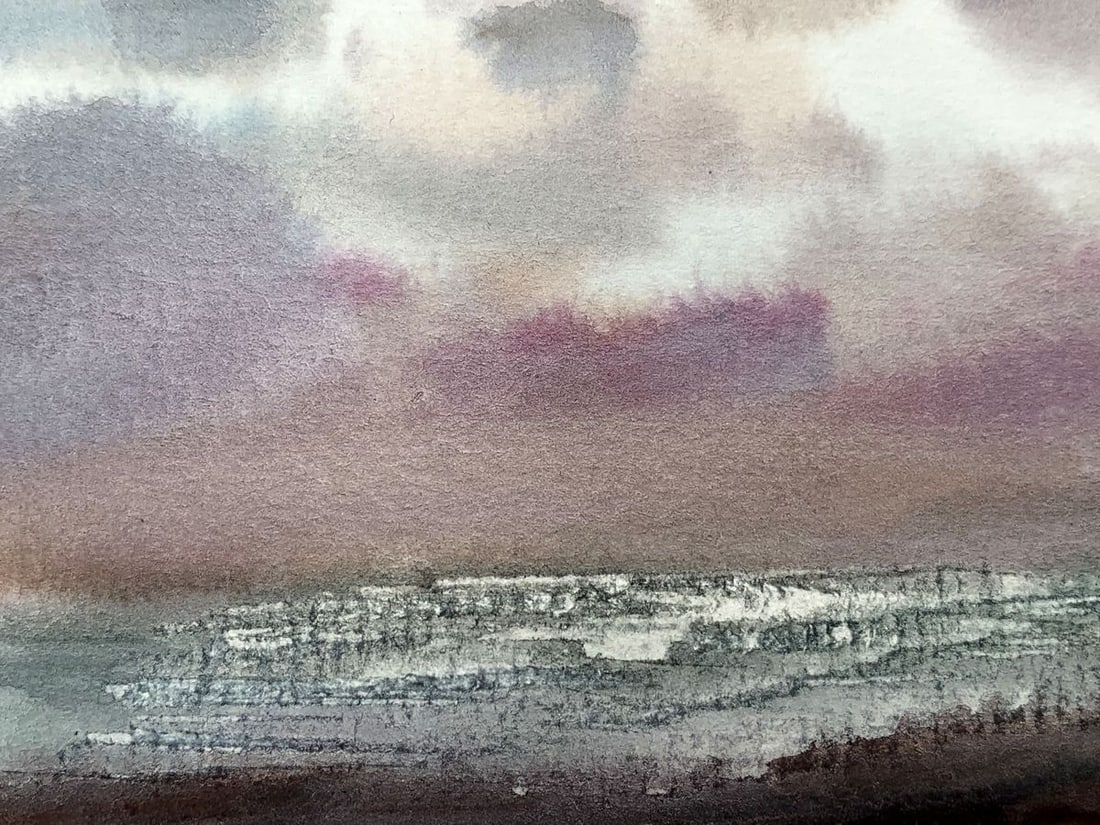 Watercolor painting Storms Viktor Mikhailichenko - 3