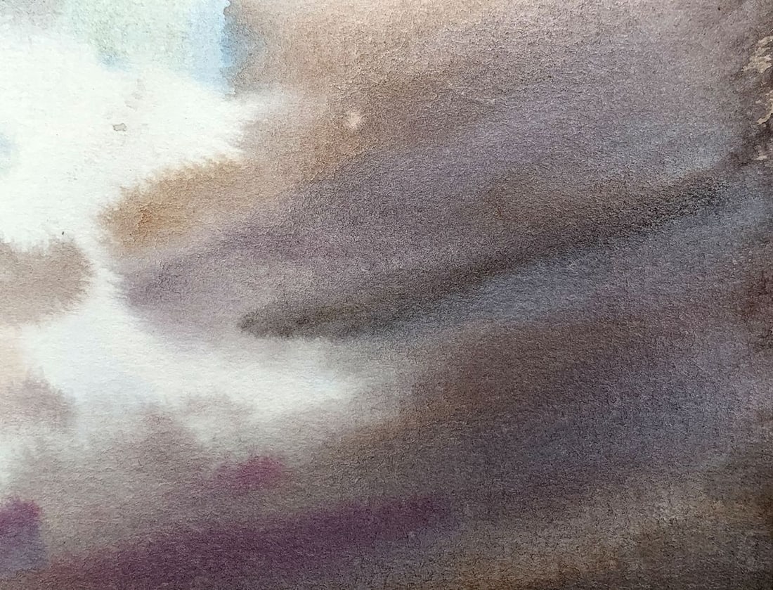 Watercolor painting Storms Viktor Mikhailichenko - 4