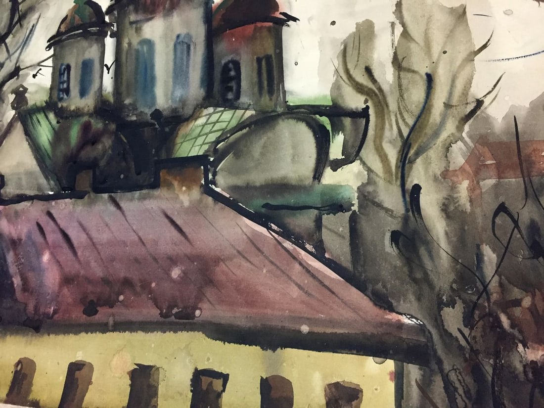 Watercolor painting Church Kryzhanivskyi Viktor Vladimirovich - 6