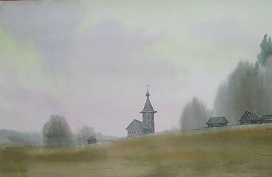 Watercolor painting Wilderness Kalebets Valery - 2