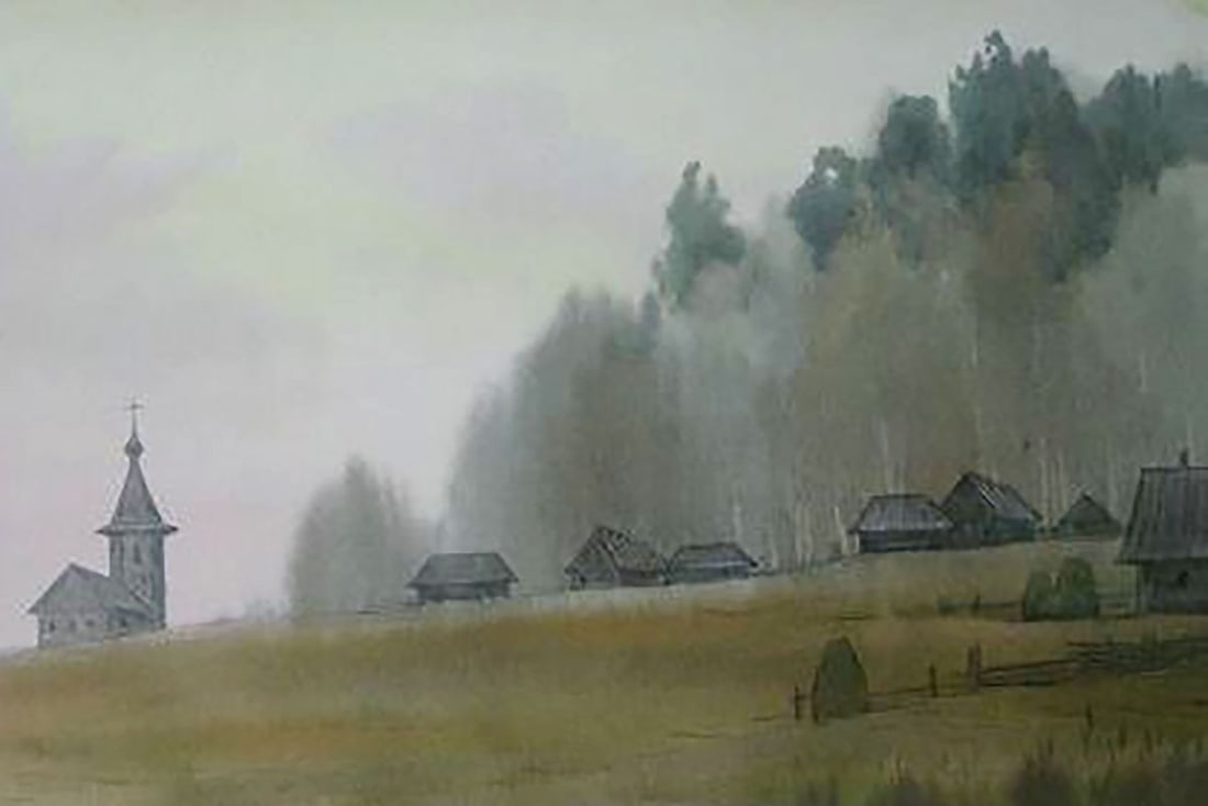 Watercolor painting Wilderness Kalebets Valery - 3