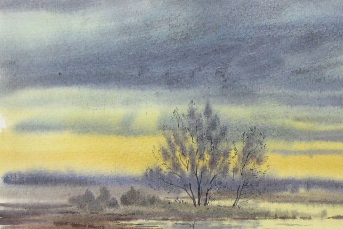 Watercolor painting Daylight Kalebets Valery - 2