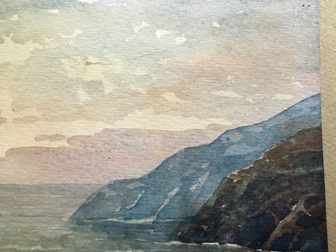 Watercolor painting Koktebel - 4