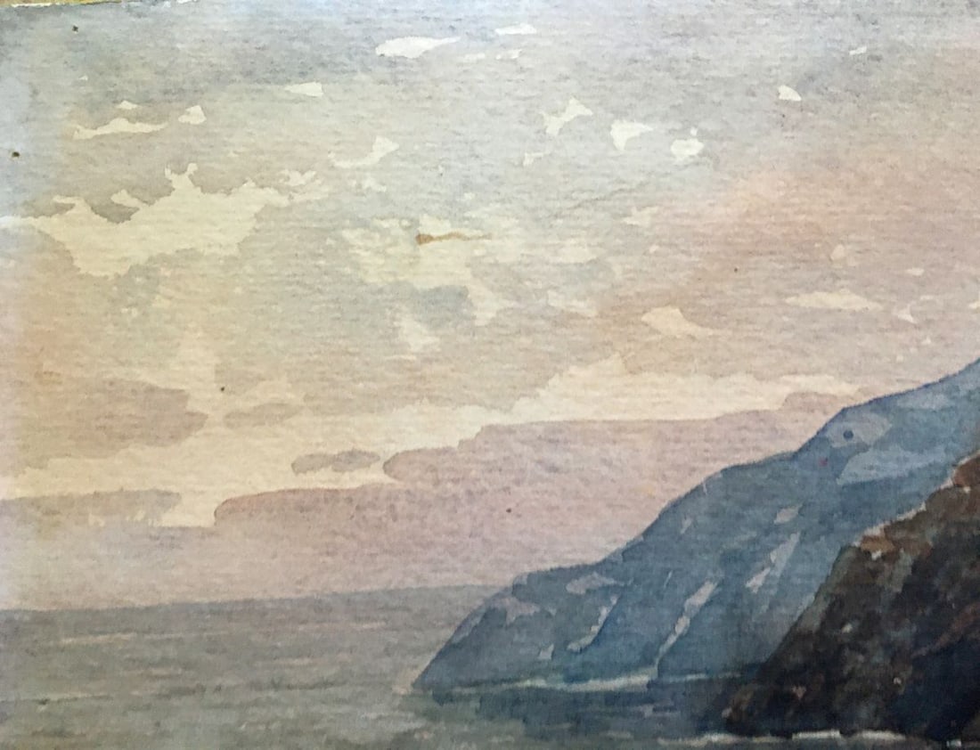 Watercolor painting Koktebel - 5