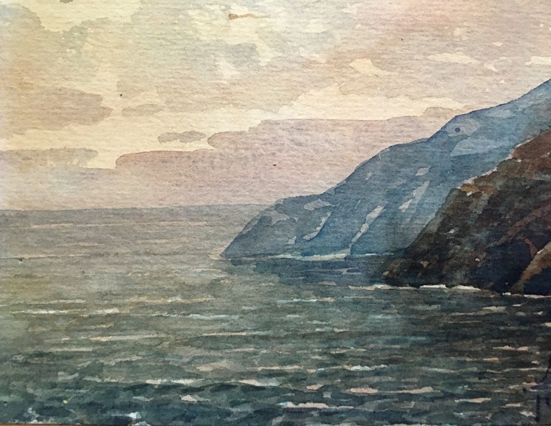 Watercolor painting Koktebel - 6
