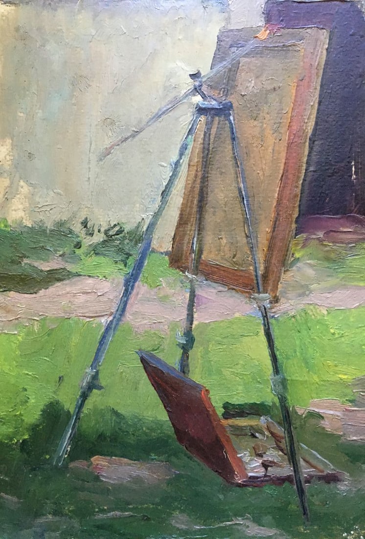 Watercolor painting Etude Dmitry Lednev - 3