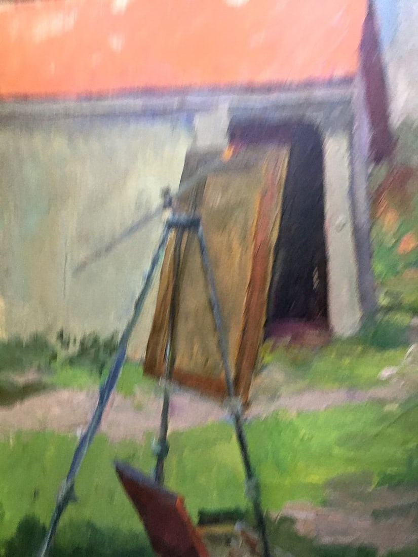 Watercolor painting Etude Dmitry Lednev - 4