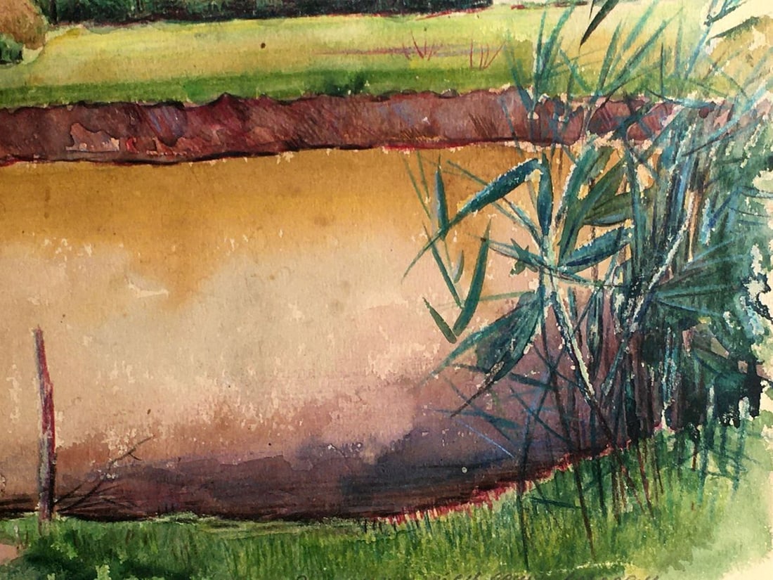 Watercolor painting Evening after rain Tsyupka Ivan Kirillovich - 6