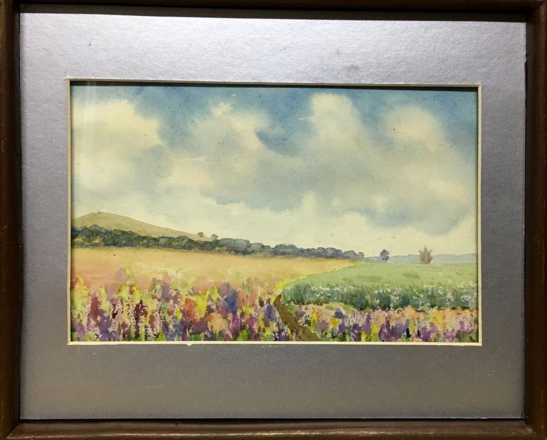 Watercolor painting Fields Tsyupka Ivan Kirillovich: Title: Watercolor painting Fields Tsyupka Ivan Kirillovich Description: No1037 *** ABOUT THIS PAINTING *** * TITLE: "Fields" * ARTISTS: Tsyupka Ivan Kirillovich * SIZE: 19x24 cm/'7.48x9.44 inches' * M