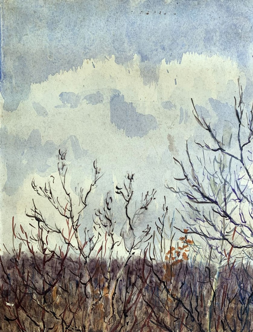 Watercolor painting Autumn smell A. G. Cherkas - 2