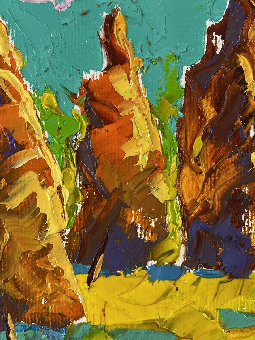 Oil painting Haystacks on a warm day Oleksiy Ivanyuk - 7
