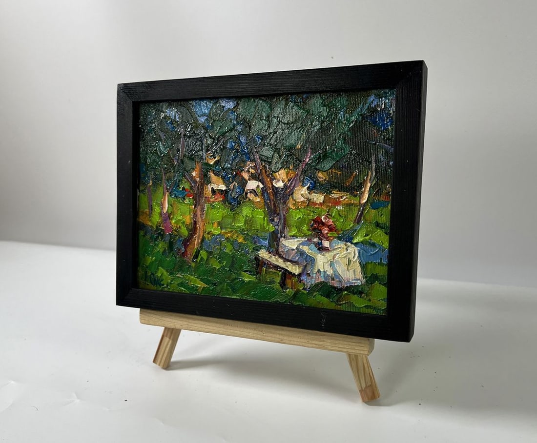 Oil painting Morning coolness Oksana Ivanyuk - 2