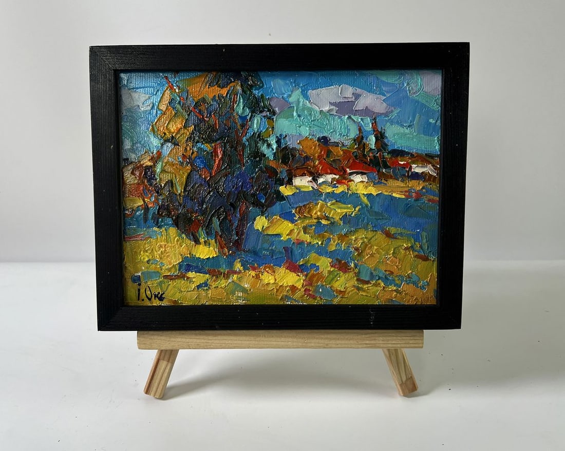 Oil painting Hot summer days Oksana Ivanyuk: Title: Oil painting Hot summer days Oksana Ivanyuk Description: NoAAA5934*** ABOUT THIS PAINTING **** TITLE: "Hot summer days"* ARTISTS: Oksana Ivanyuk* SIZE: 15x20 cm/5.90x7.87 inches'* MEDIUM: oil, 
