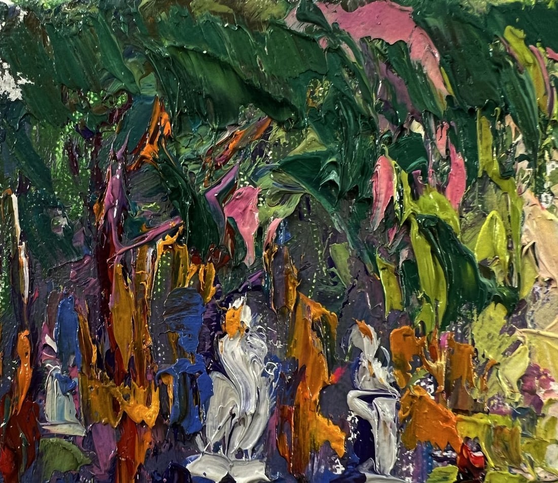 Oil painting Walk in the park Oleksiy Ivanyuk - 7