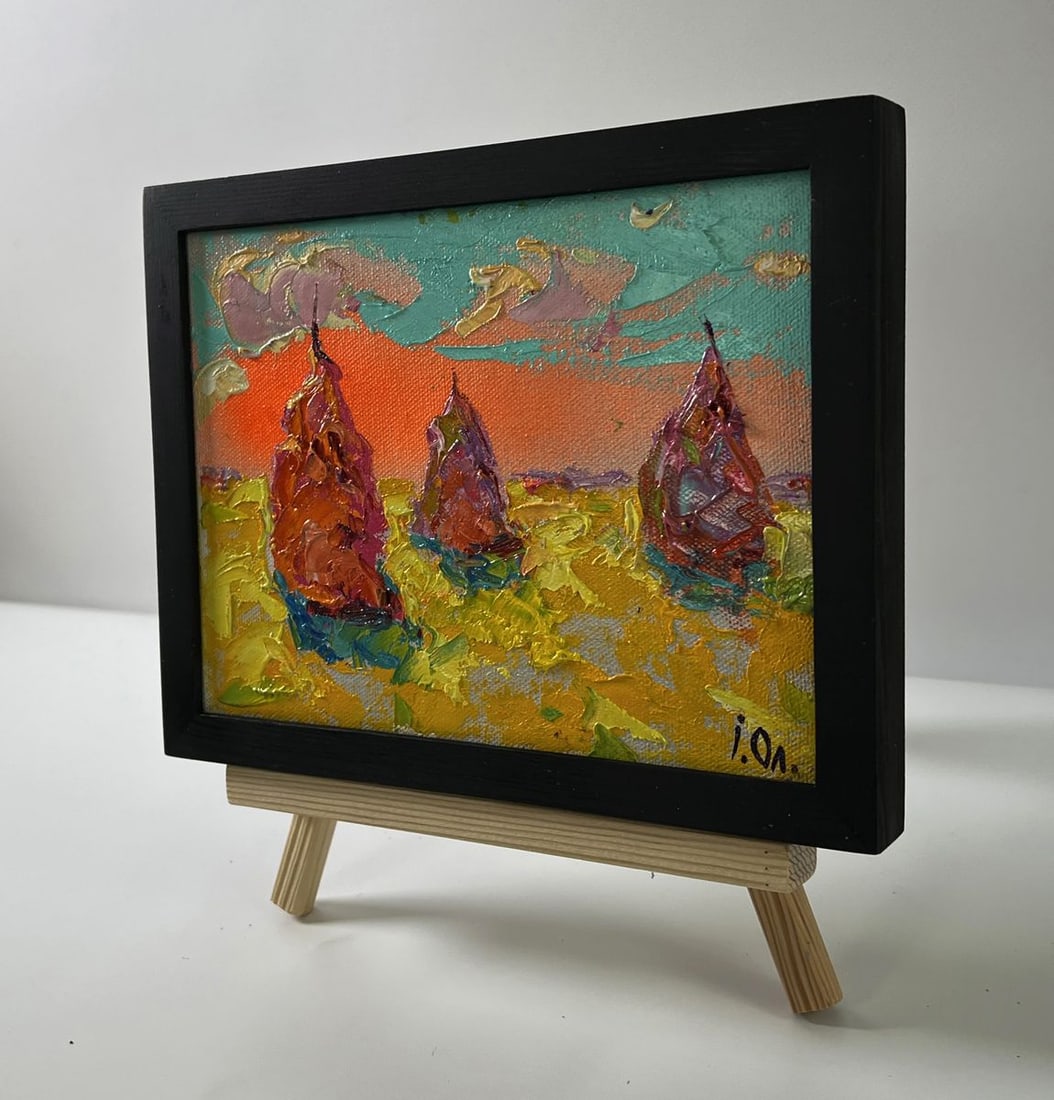 Oil painting Bright summer dawn Oleksiy Ivanyuk - 2