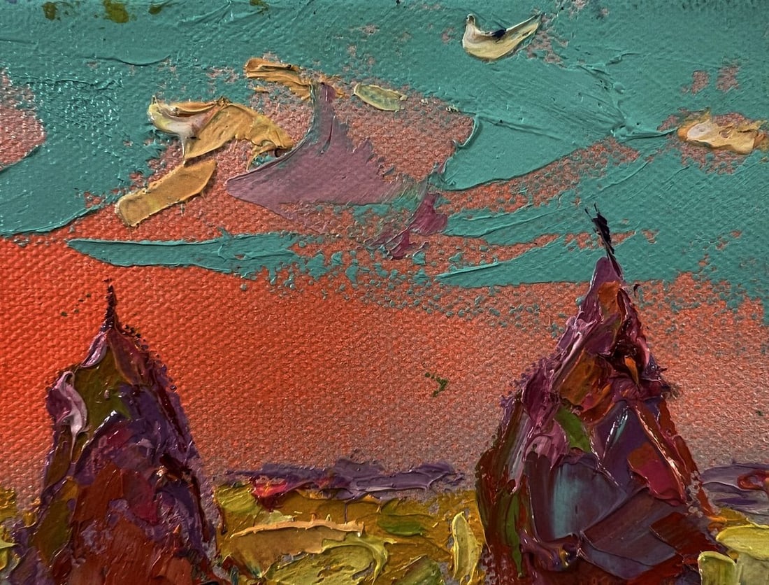 Oil painting Bright summer dawn Oleksiy Ivanyuk - 4