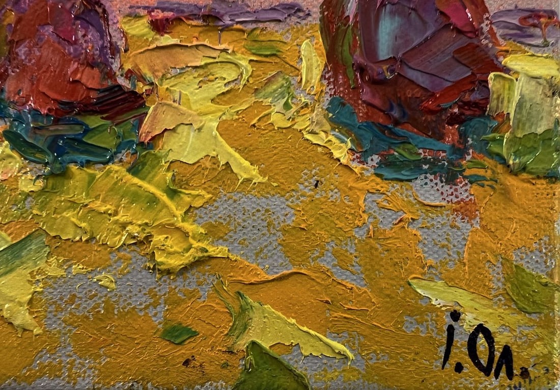 Oil painting Bright summer dawn Oleksiy Ivanyuk - 5