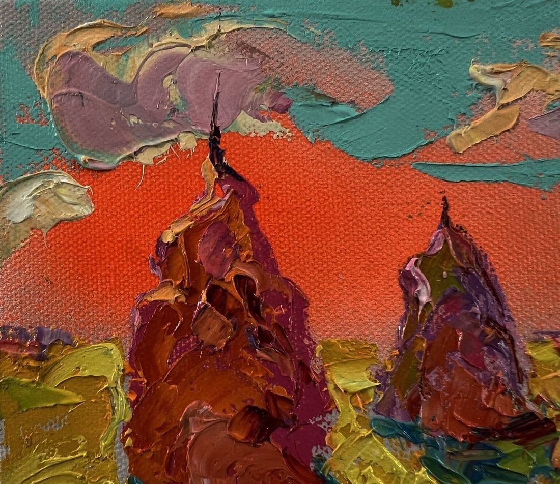 Oil painting Bright summer dawn Oleksiy Ivanyuk - 7