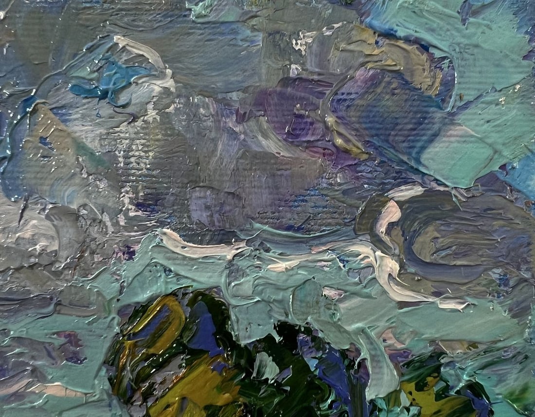 Oil painting Floating clouds Oksana Ivanyuk - 4