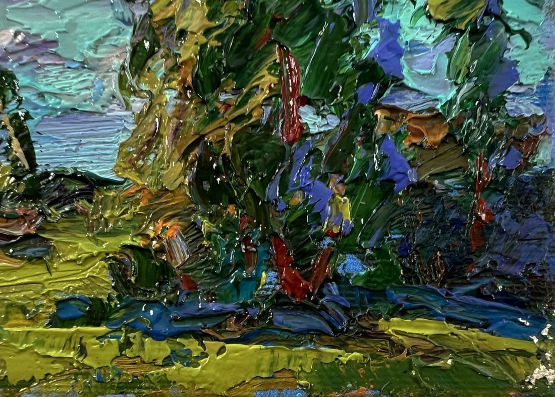 Oil painting Floating clouds Oksana Ivanyuk - 5