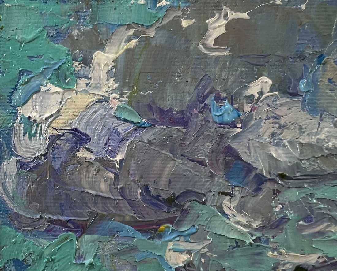 Oil painting Floating clouds Oksana Ivanyuk - 7