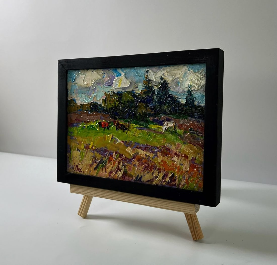 Oil painting Summer nature Oksana Ivanyuk - 2