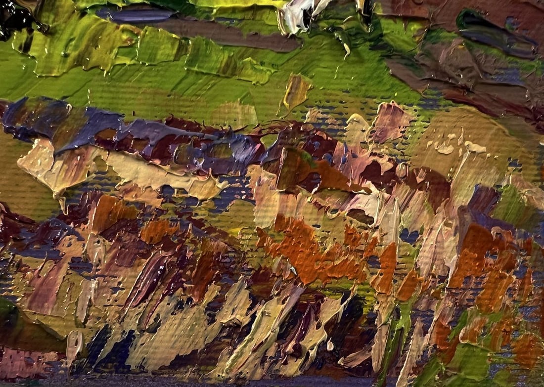 Oil painting Summer nature Oksana Ivanyuk - 5
