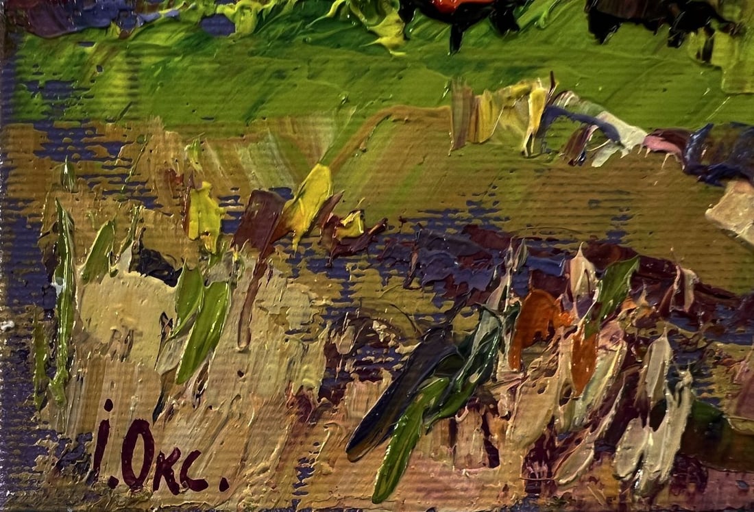 Oil painting Summer nature Oksana Ivanyuk - 6