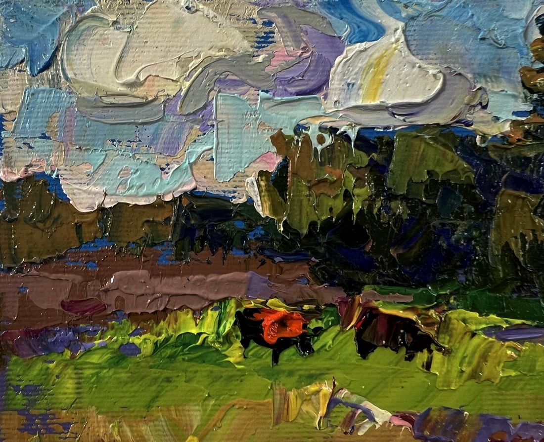 Oil painting Summer nature Oksana Ivanyuk - 7