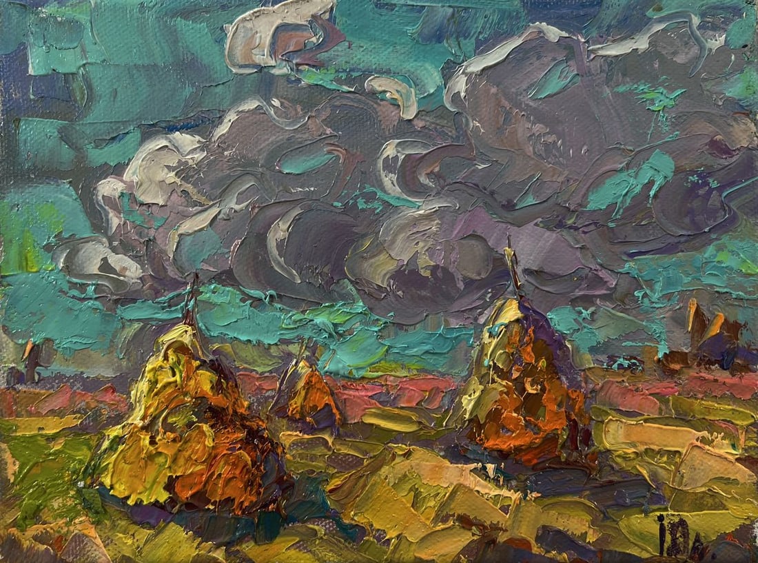 Oil painting Cloudy horizon Oleksiy Ivanyuk - 3
