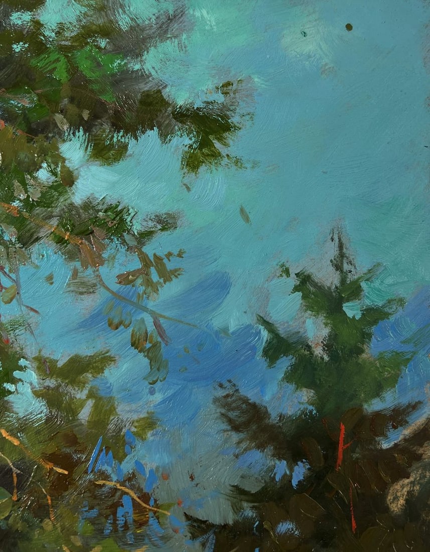 Oil painting Walk in the forest Yuriy Suprunchuk - 4