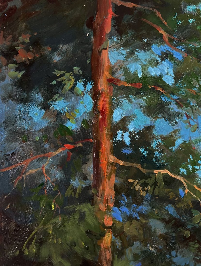 Oil painting Walk in the forest Yuriy Suprunchuk - 5