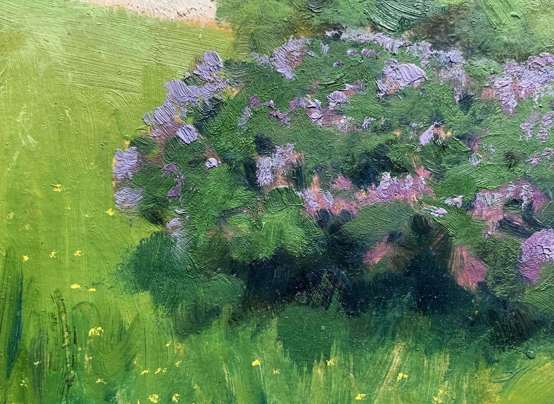 Oil painting Walk in the garden Ivan Tsyupka - 2