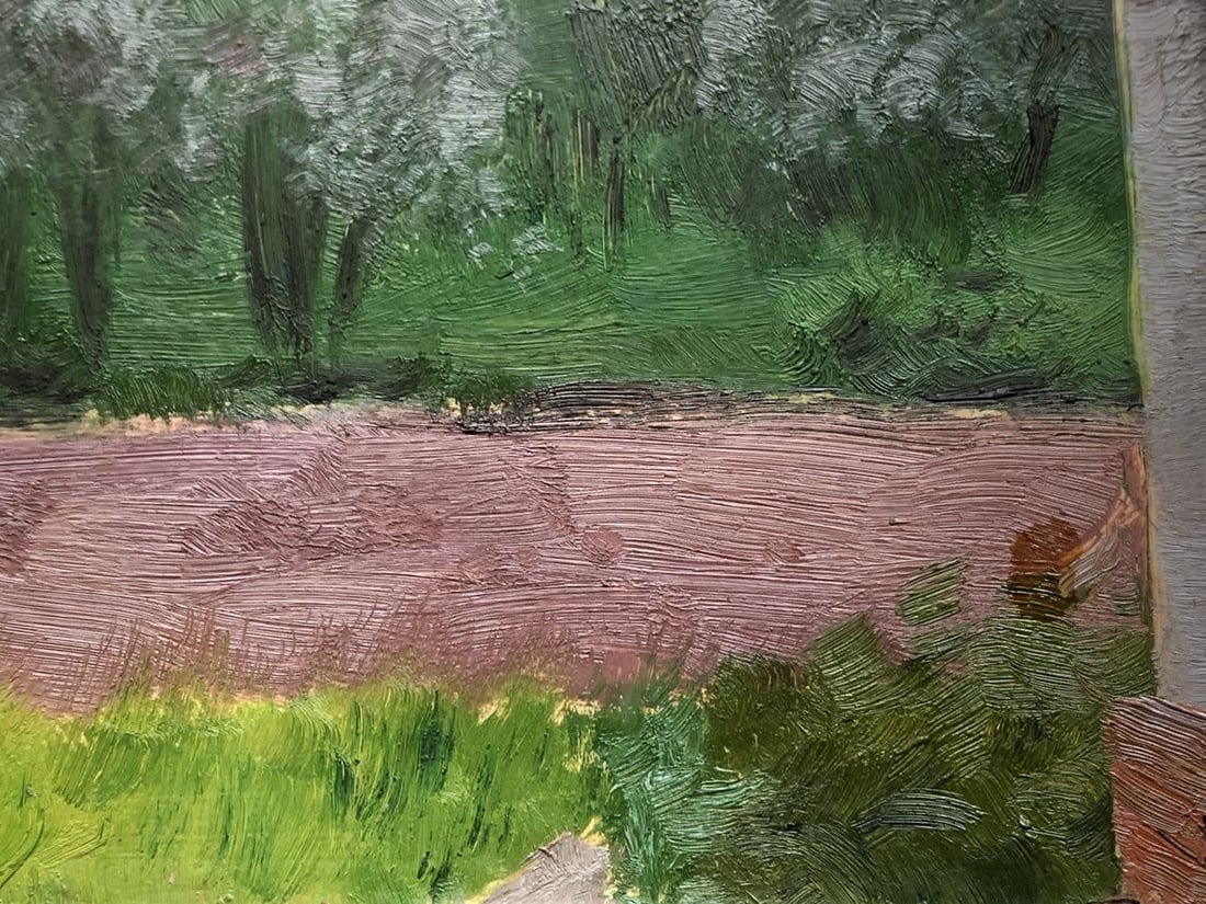 Oil painting Forest by the road Ivan Tsyupka - 8
