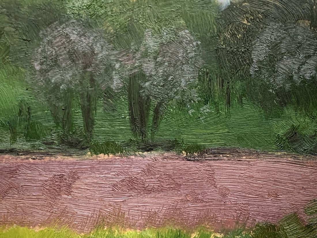 Oil painting Forest by the road Ivan Tsyupka - 9