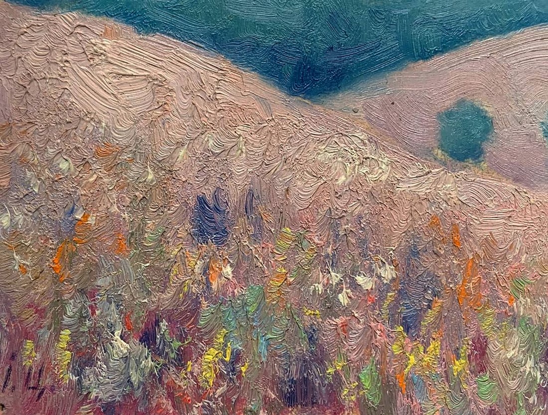 Oil painting Walking through flower fields Ivan Tsyupka - 7