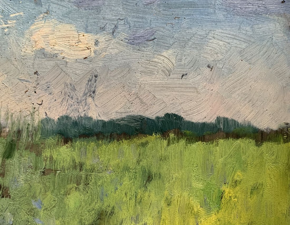 Oil painting After the summer rain Ivan Tsyupka - 3