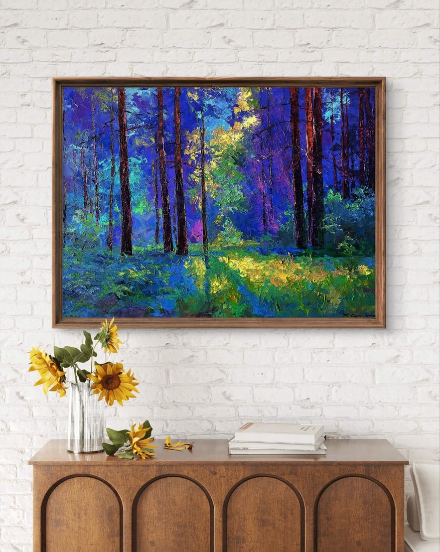 Oil painting Sunny meadow Boris Serdyuk - 2