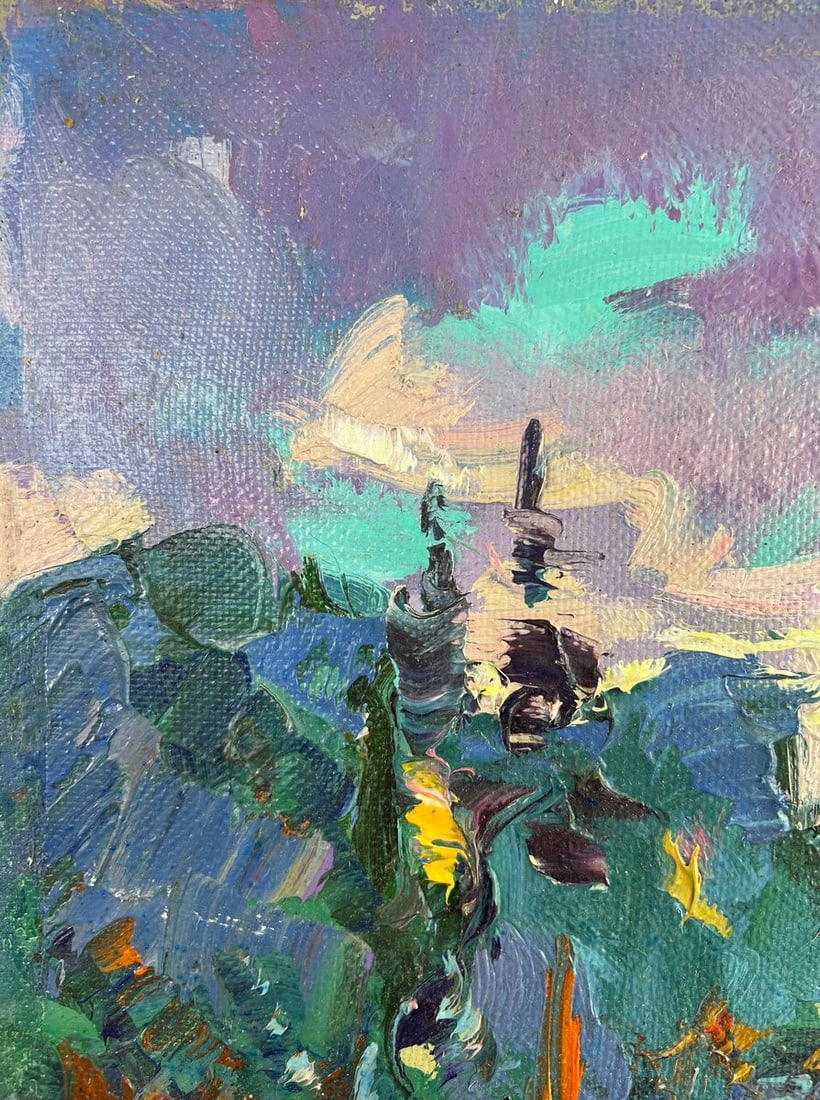 Oil painting Silver of morning dew Alex Kalenyuk - 6