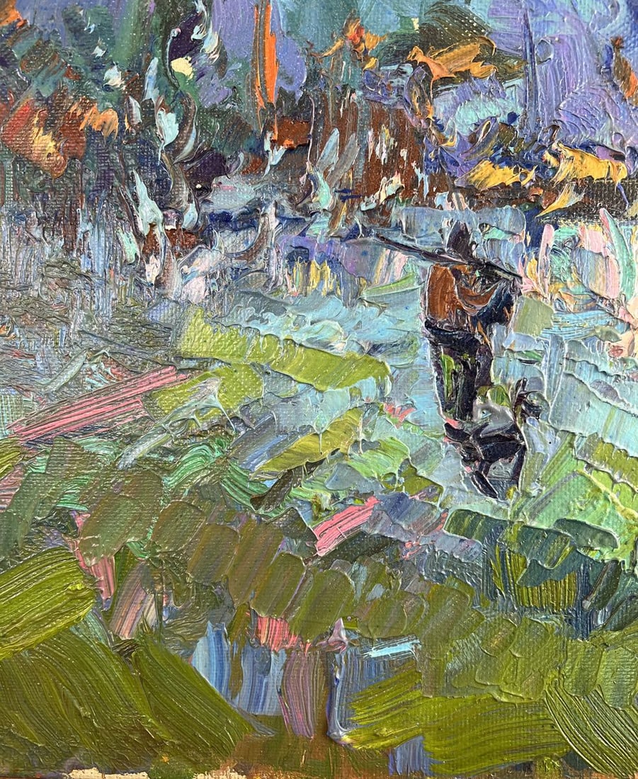 Oil painting Silver of morning dew Alex Kalenyuk - 7