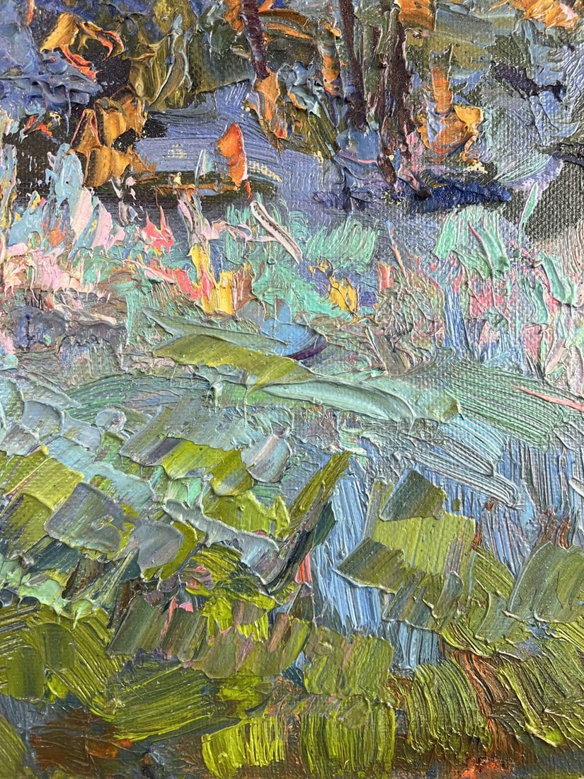 Oil painting Silver of morning dew Alex Kalenyuk - 8