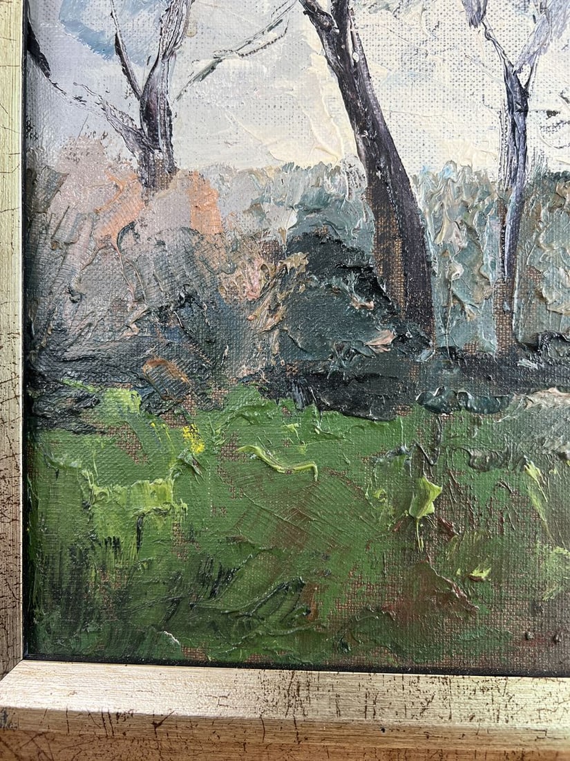 Oil painting Spring in the color of the sky Olga Kotlyarova - 7