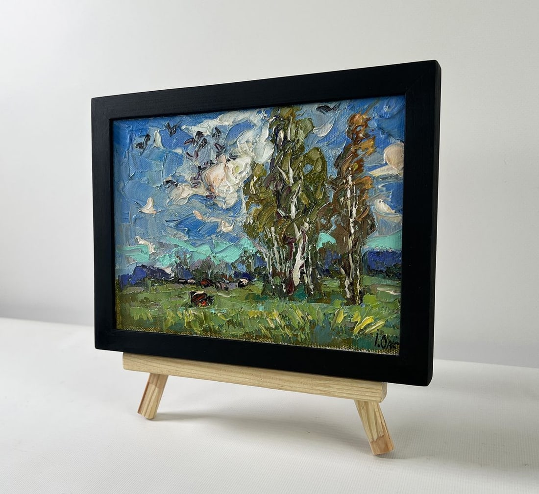 Oil painting Cold summer wind Oksana Kalenyuk - 2
