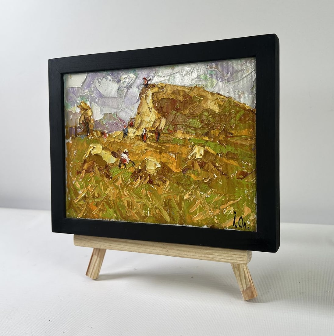 Oil painting Work in the field Alex Kalenyuk - 2
